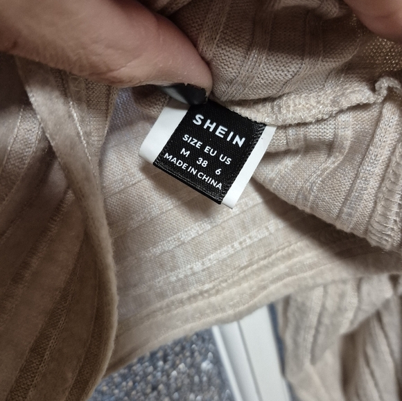 4 Pc Loungewear Beige Ribbed Knit Set 6 - Picture 10 of 12